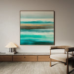 Abstract 1013 Canvas Art 60 x 60 cm / Black