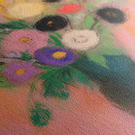 Floral 1013 Canvas Art 60 x 40 cm / Black