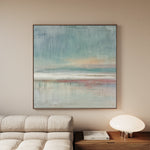 Abstract 1017 Canvas Art 60 x 60 cm / Black