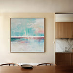 Abstract 1018 Canvas Art 60 x 60 cm / Black