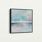 Abstract 1018 Canvas Art 60 x 60 cm / Black