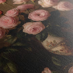 Floral 1018 Canvas Art 60 x 40 cm / Black