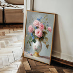 Floral 1019 Canvas Art 60 x 40 cm / Black