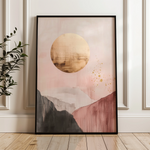 Boho 102 Canvas Art 60 x 40 cm / Black