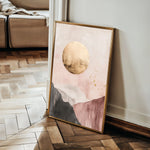 Boho 102 Canvas Art 60 x 40 cm / Black