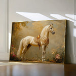Horses 102 Canvas Art 60 x 40 cm / Black