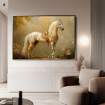 Horses 102 Canvas Art 60 x 40 cm / Black
