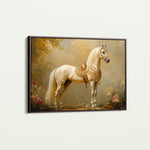 Horses 102 Canvas Art 60 x 40 cm / Black