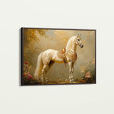 Horses 102 Canvas Art 60 x 40 cm / Black