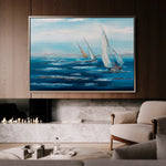 Landscape 102 Canvas Art 60 x 40 cm / Black