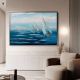 Landscape 102 Canvas Art 60 x 40 cm / Black