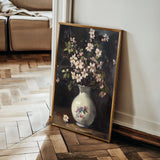 Floral 1020 Canvas Art 60 x 40 cm / Black