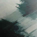 Abstract 1021 Canvas Art 60 x 60 cm / Black