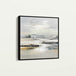 Abstract 1026 Canvas Art 60 x 60 cm / Black