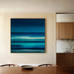Abstract 1027 Canvas Art 60 x 60 cm / Black