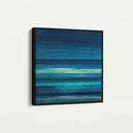 Abstract 1027 Canvas Art 60 x 60 cm / Black