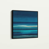 Abstract 1027 Canvas Art 60 x 60 cm / Black