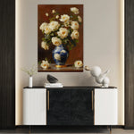 Floral 1027 Canvas Art 60 x 40 cm / Black