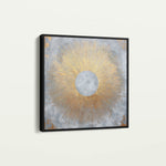 Abstract 1029 Canvas Art 60 x 60 cm / Black