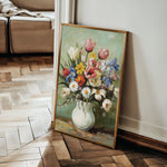 Floral 1029 Canvas Art 60 x 40 cm / Black