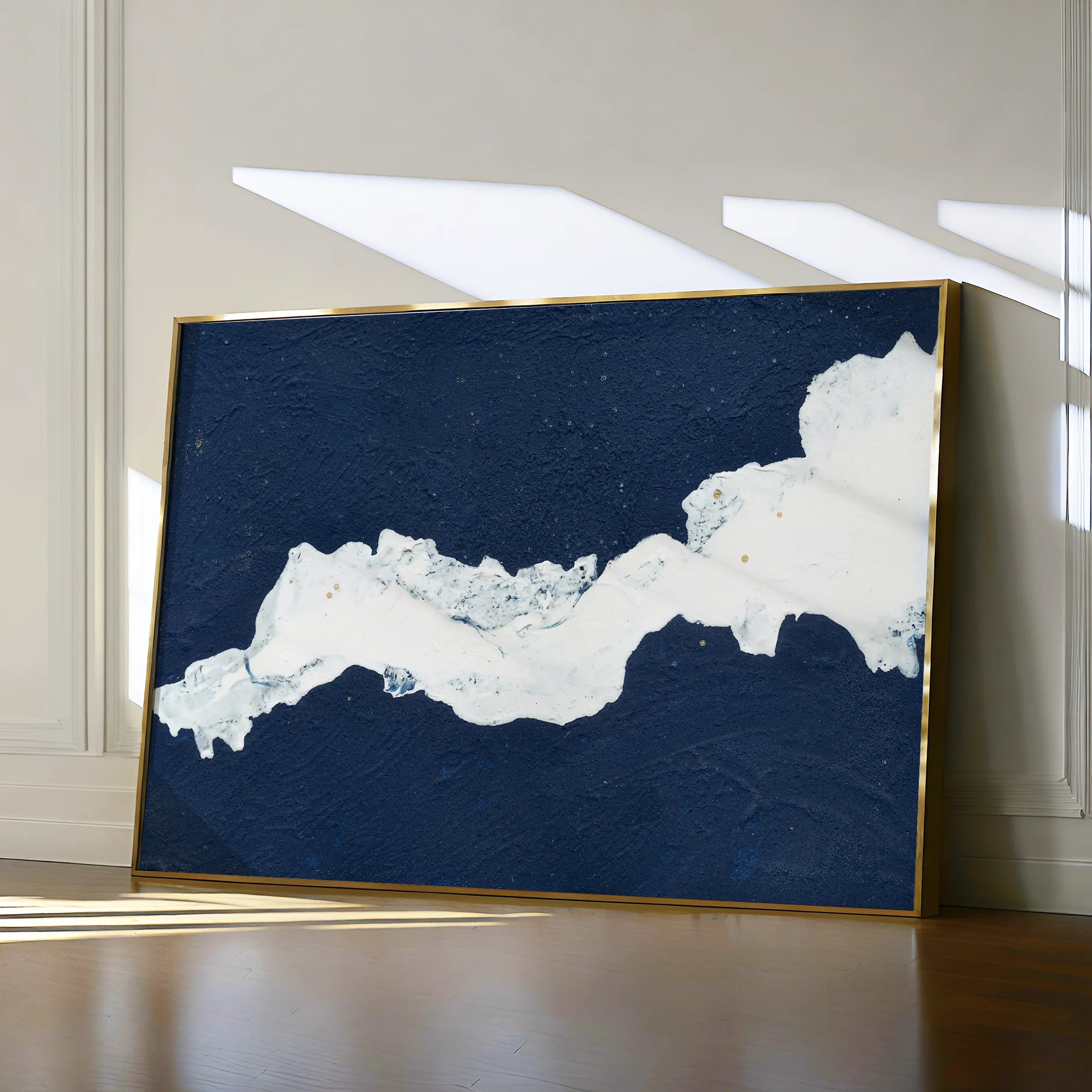 Abstract 103 Canvas Art 60 x 40 cm / Black