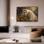 Horses 103 Canvas Art 60 x 40 cm / Black