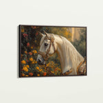 Horses 103 Canvas Art 60 x 40 cm / Black