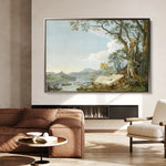 Landscape 103 Canvas Art 60 x 40 cm / Black