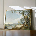 Landscape 103 Canvas Art 60 x 40 cm / Black