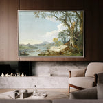 Landscape 103 Canvas Art 60 x 40 cm / Black