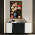 Floral 1030 Canvas Art 60 x 40 cm / Black