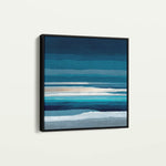 Abstract 1031 Canvas Art 60 x 60 cm / Black