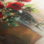 Floral 1032 Canvas Art 60 x 40 cm / Black