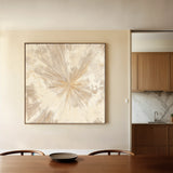 Abstract 1033 Canvas Art 60 x 60 cm / Black
