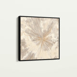 Abstract 1033 Canvas Art 60 x 60 cm / Black