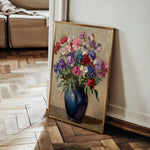 Floral 1033 Canvas Art 60 x 40 cm / Black