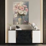 Floral 1034 Canvas Art 60 x 40 cm / Black