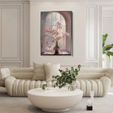 Floral 1035 Canvas Art 60 x 40 cm / Black