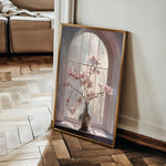 Floral 1035 Canvas Art 60 x 40 cm / Black