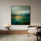 Abstract 1039 Canvas Art 60 x 60 cm / Black