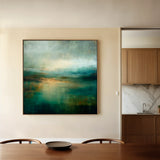 Abstract 1039 Canvas Art 60 x 60 cm / Black