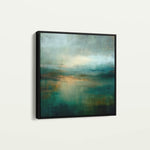 Abstract 1039 Canvas Art 60 x 60 cm / Black