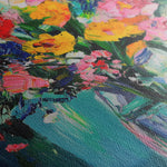Floral 1039 Canvas Art 60 x 40 cm / Black