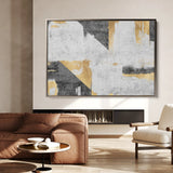 Abstract 104 Canvas Art 60 x 40 cm / Black