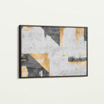 Abstract 104 Canvas Art 60 x 40 cm / Black