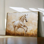 Horses 104 Canvas Art 60 x 40 cm / Black