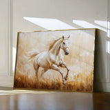 Horses 104 Canvas Art 60 x 40 cm / Black