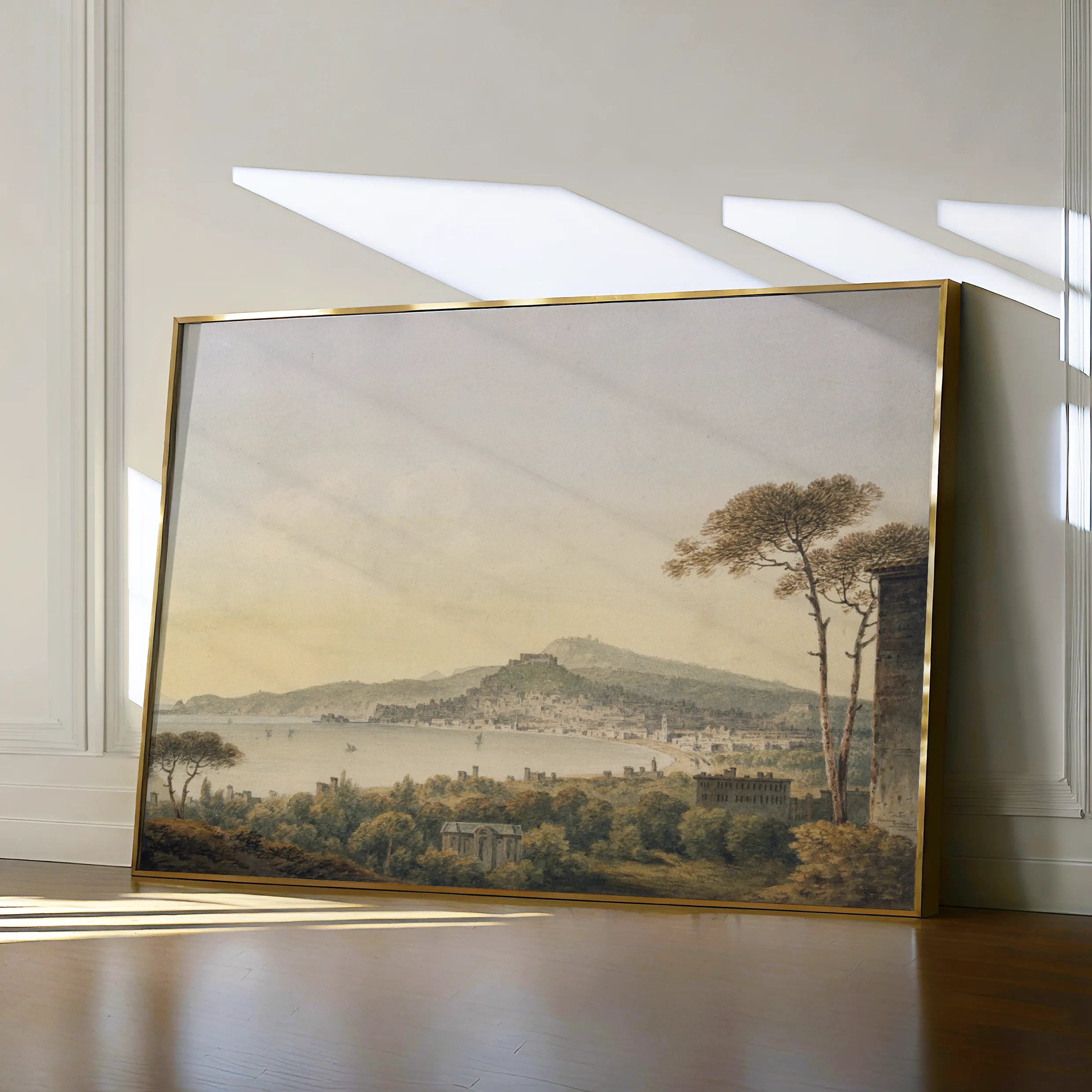 Landscape 104 Canvas Art 60 x 40 cm / Black