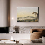 Landscape 104 Canvas Art 60 x 40 cm / Black