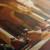 Orientalist 104 Canvas Art 60 x 40 cm / Black